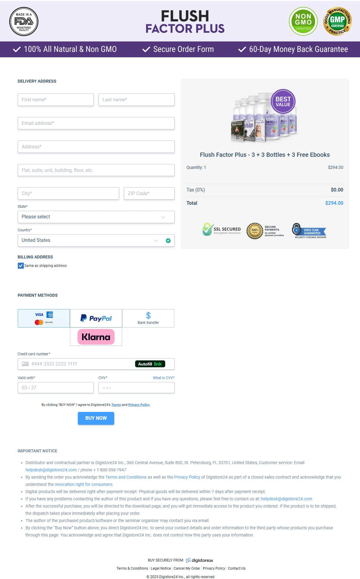 Flush Factor Plus Weight Loss